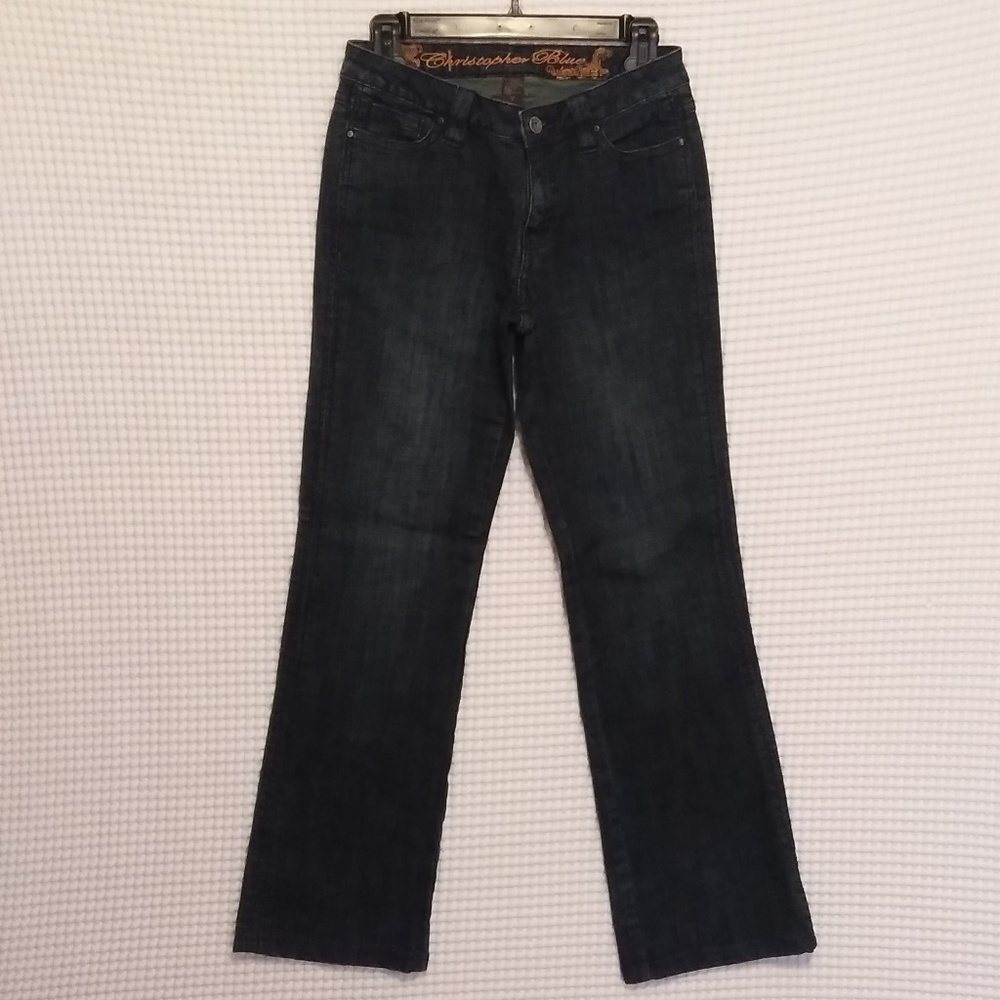 4/$20 CLOSET CLOSING BLUE STRAIGHT LEG JEANS